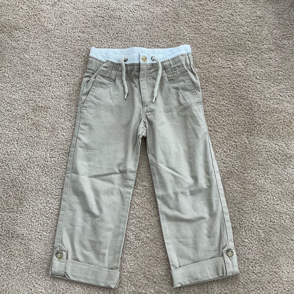 Janie and Jack Tan Kids Casual Pants